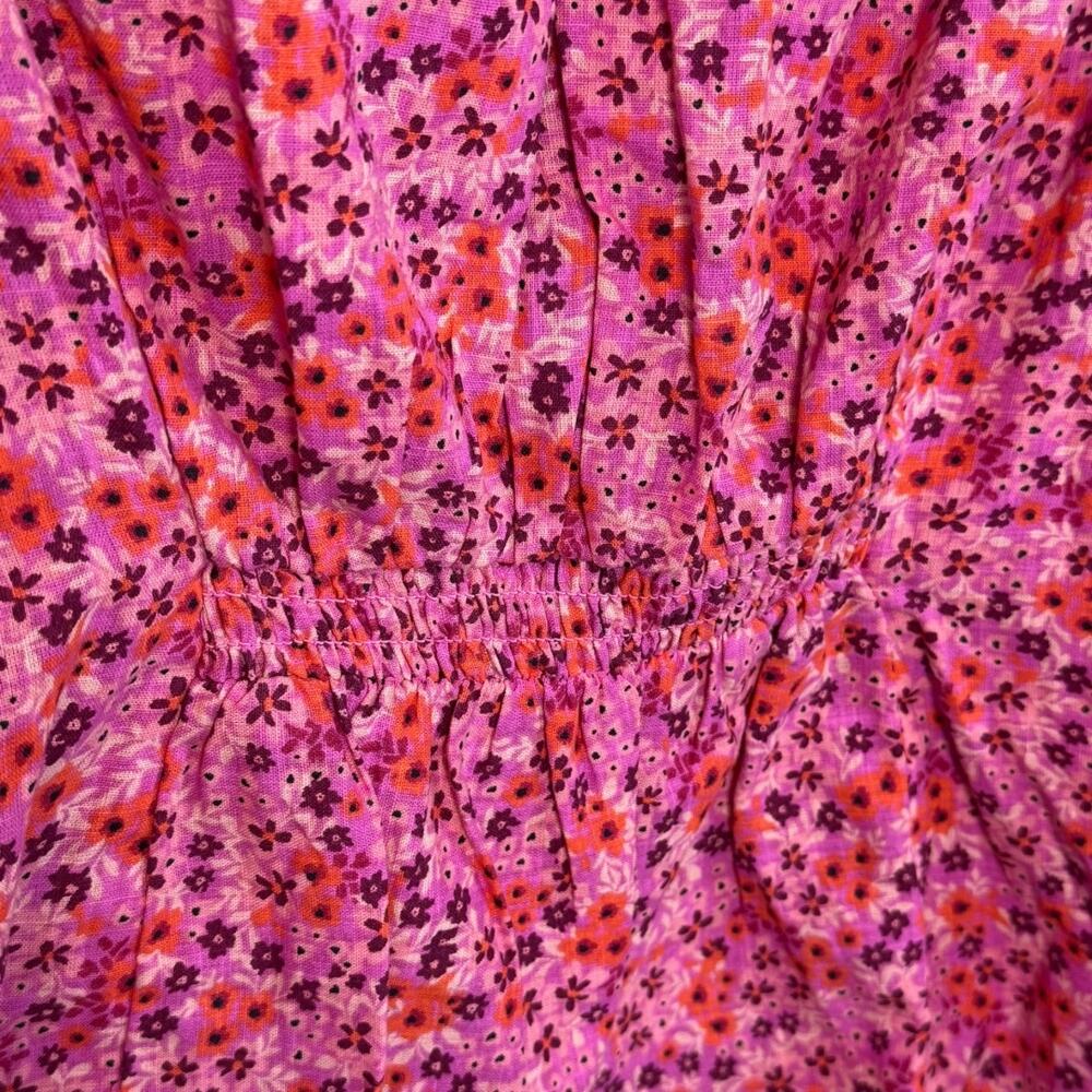 Free People I Found You Print Blouse in Party Combo NWT - Picture 8 of 15